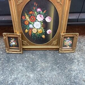 Floral Still Life Framed Art Set